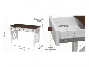 Стол письменный Прованс Массив в Верхотурье - verhoture.magazinmebel.ru | фото - изображение 2